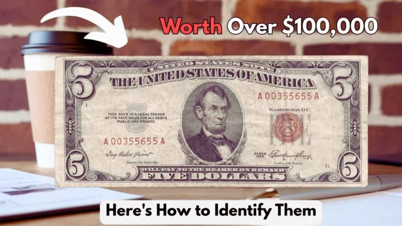 Low Serial 1953 Red Seal $5 Bills Quietly Selling for Over $100,000