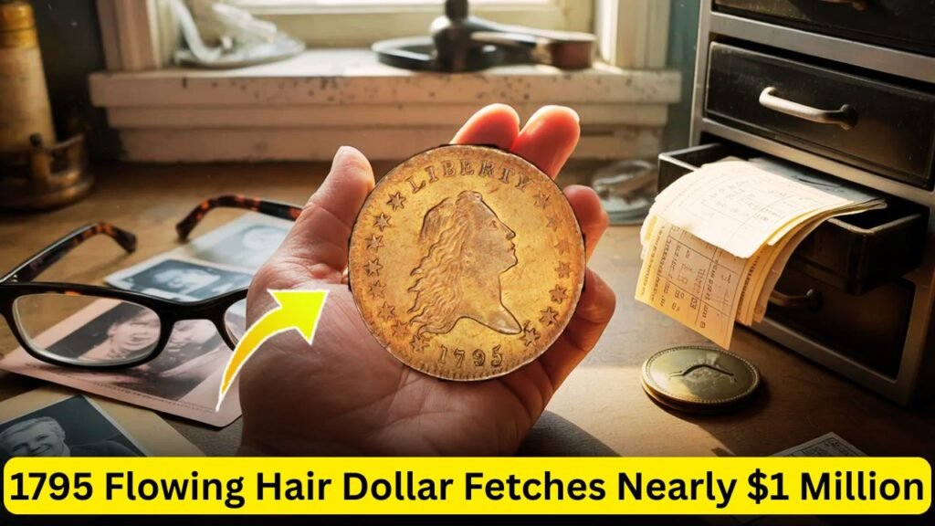 Cookie Tin Treasure: 1795 Flowing Hair Dollar Fetches Nearly $1 Million