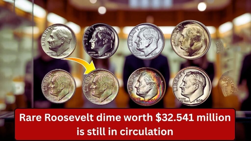 Rare Roosevelt dime worth $32.541 million is still in circulation
