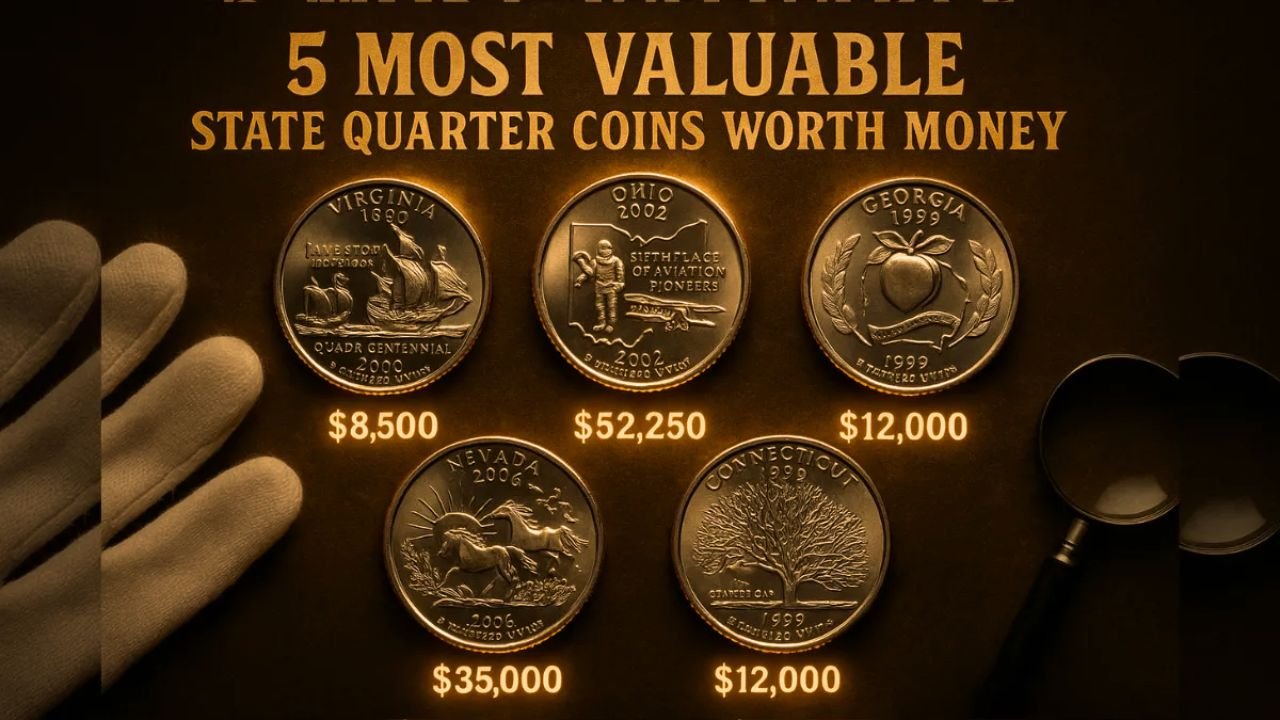 5 Rare State Quarters You Can Own That Could Be Worth $50,000 or More